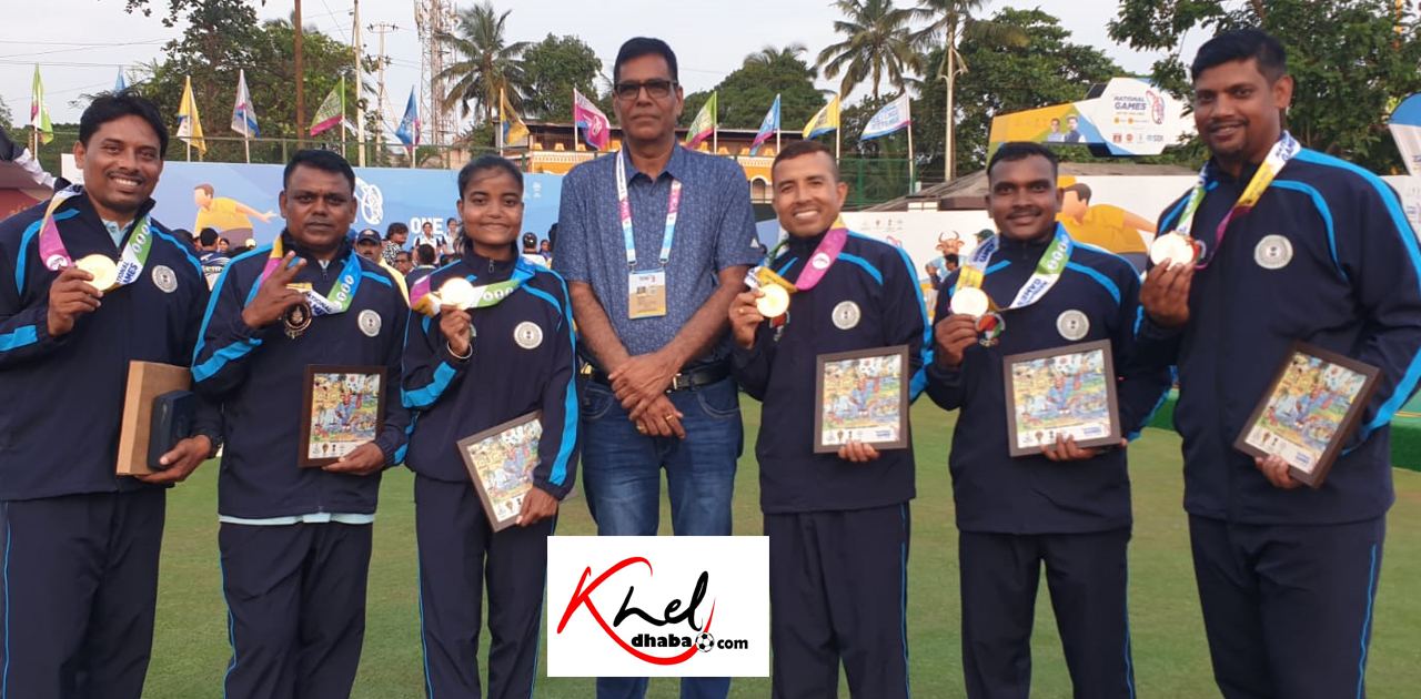 Jharkhand team at the 37th National Games, Goa 2023