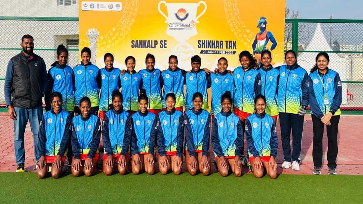 Team Jharkhand at the National Games